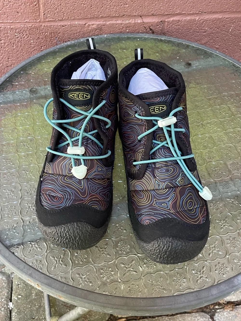 New Keen Howser ll Chukka Waterproof Boots Size 5 Youth